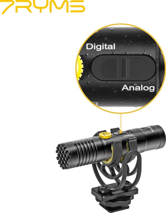 Produktbild 7Ryms Mini Cardioid Digital&Analog Dual-mode Shotgun Mic
