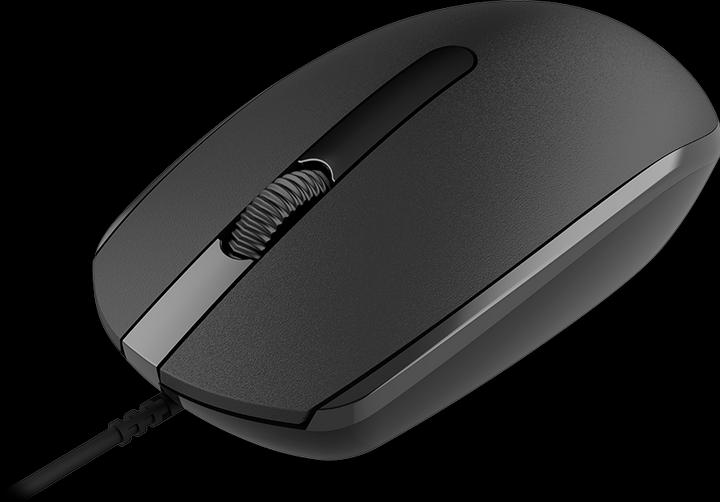 Produktbild Canyon Optical mouse with cable M-10, Black (Kabelgebunden)