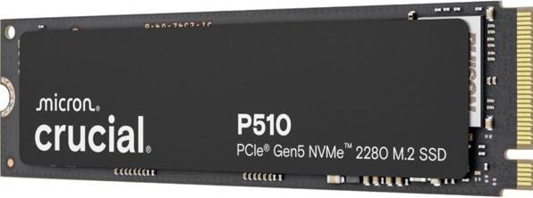 Image du produit Crucial P510 1TB PCIe Gen5 NVMe M.2 SSD (1000 Go, M.2 2280)