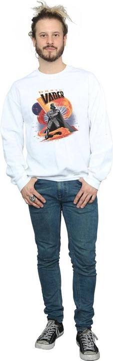 Actual product image Star Wars Mens Darth Vader Swirling Fury Sweatshirt (S)