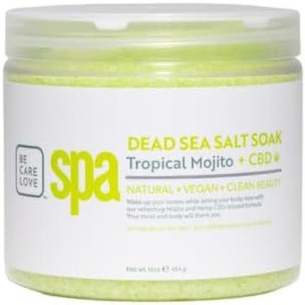 Produktbild Bcl Spa Totes Meer Salz Soak Tropical Mojito mit CBD 454g (Badeperlen)