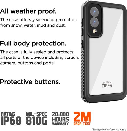 Produktbild Eiger wasserdichtes Outdoor-Case Avalanche Case black (Samsung Galaxy S25 Edge)