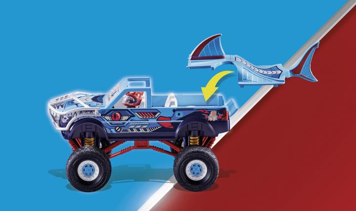 Produktbild Playmobil Stuntshow Monster Truck Shark (70550, Playmobil Stuntshow)