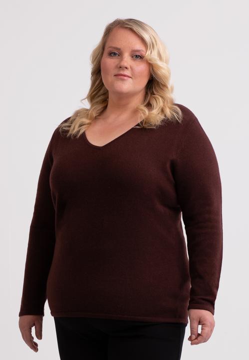 Cash-Mere Kaschmir V-Ausschnitt Pullover
