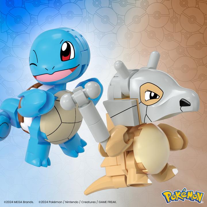 Produktbild MEGA PokÃ©mon 2er PokÃ©ball Set - Schiggy und Tragosso