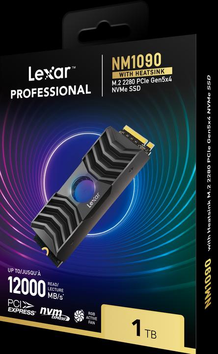 Image du produit Lexar NM1090 Pro (1000 Go, M.2 2280)