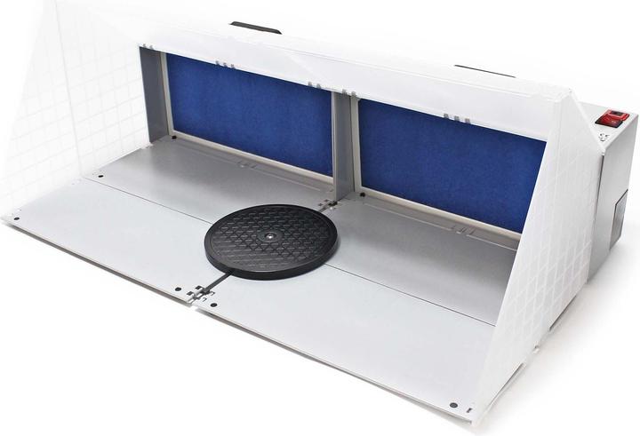 Actual product image Wiltec Airbrush Double Suction Unit 420 6 m³/min Filter Overspray
