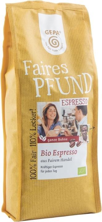 Produktbild GEPA Espresso Bohne Fairtrade (500 g)
