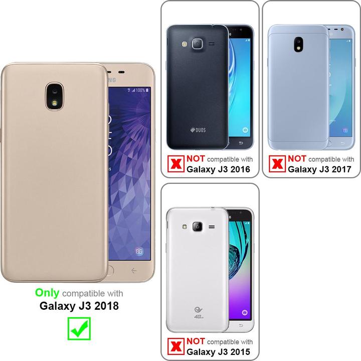 Produktbild Cadorabo Handykette für Samsung Galaxy J3 2018 Necklace Hülle mit verstellbarem Kordelband