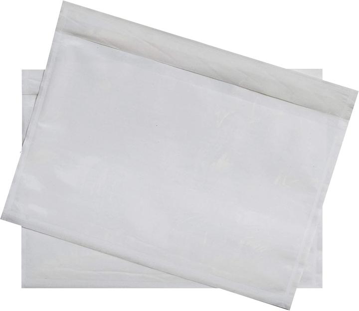 Actual product image Netuno C6 Lieferscheintaschen transparent, selbstklebend (1000 Stück)
