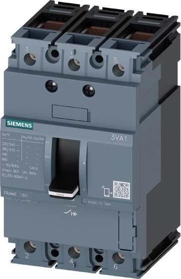 Image du produit Siemens Disjoncteur 3 pôles IN 20A 3VA1120-4ED3