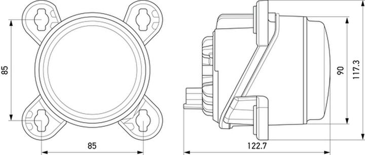 Image du produit Hella Phare à LED pour HYMER PLAXTON ALEXANDER DENNIS