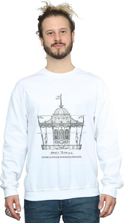 Produktbild Disney Mary Poppins Carousel Sketch Sweatshirt (4XL)