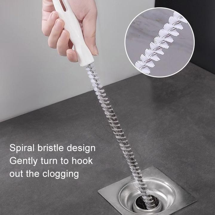 Produktbild Abfluss Reinigungsbürste Siphonbürste Rohrbürste Haarfangbürste Flexibel (1 Stk.)