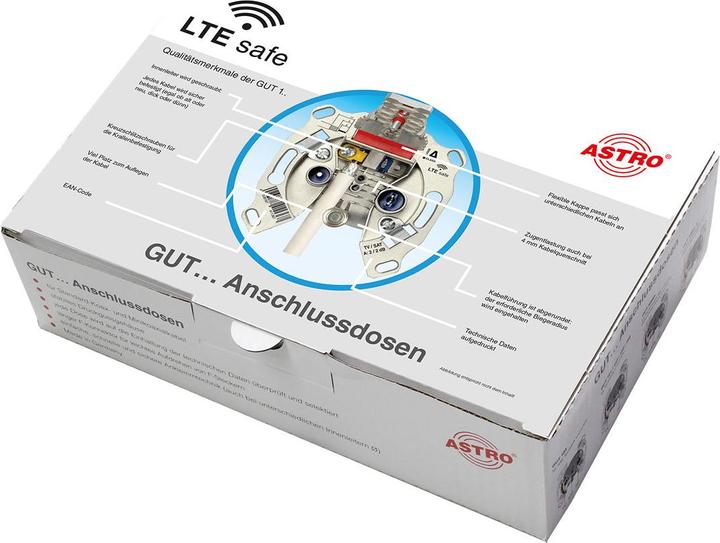 Actual product image Astro BK modem pass-through socket (2 dB, Plug socket)