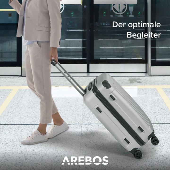 Actual product image Arebos Suitcase (94 l, M (50 - 90l), L (90 - 115l), XL (from 140l))