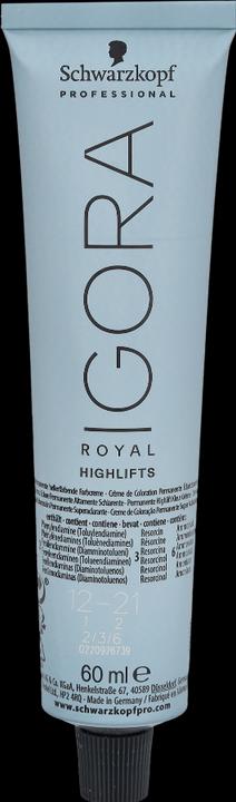 Produktbild Schwarzkopf Professional Igora Royal Highlifts Haarfarbe (12-21 Highlifts Spezialblond Asch Cendré)