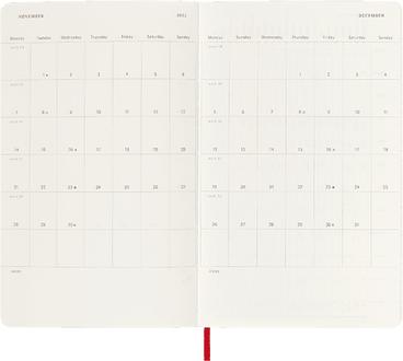 Produktbild Moleskine Wochen-Notizkalender (A5, Englisch)