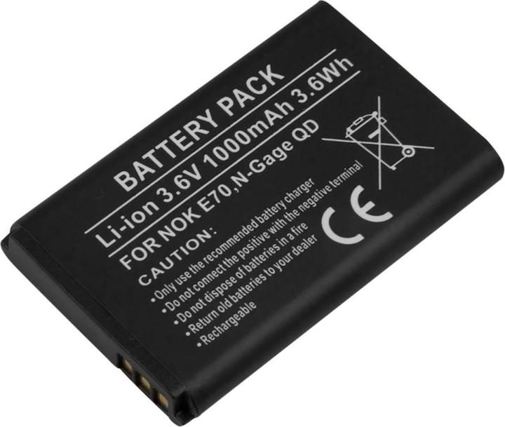 Produktbild Avizar Nokia E70 Akku Li-ion 1000mAh