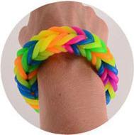 Produktbild Johntoy Binden Sie Ihr eigenes Armband XXL, 72 Stück. (19 cm, Elastiek)