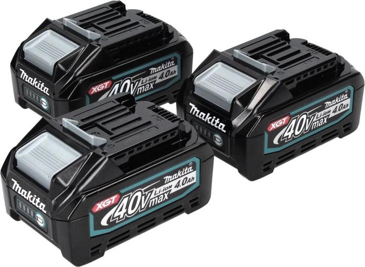 Produktbild Makita Akku Set 3x BL 4040 40 V max. 4,0 Ah XGT Li-Ion Akku ( 3x 191B26-6 ) IP64 Schutzklasse mit LE (40 V)
