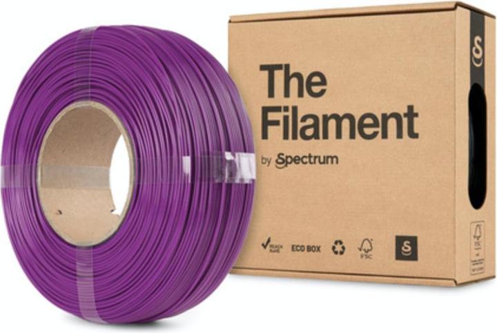 Actual product image The Filament ReFill PLA 1.75mm PLASMA PURPLE 1kg (PLA, 1.75 mm, 1000 g, Violet)