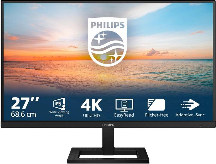 Produktbild Philips MMD 27E1N1900AE/00 IPS Monitor,,, Speakers, höhenverstellbar, 2x HDMI, USB Hub, 2x USB 3.2, PD (3840 x 2160 Pixel, 27")