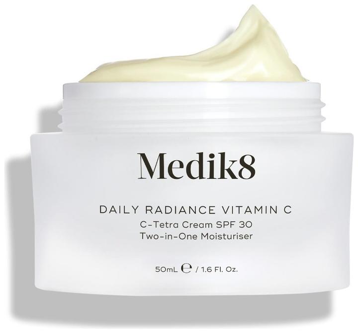 Actual product image Medik8 Daily Radiance Vitamin C C-Tetra Cream SPF 30 Two-in-One Moisturiser 50ml (Body cream, 50 ml)