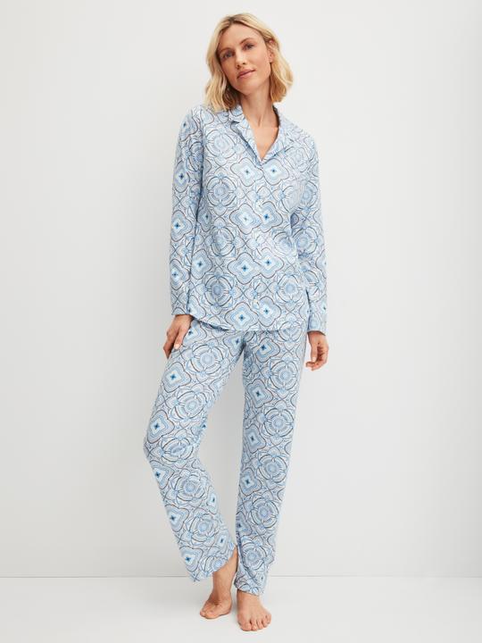 Produktbild Calida Ornament Nights Pyjama, durchgeknöpft (S)
