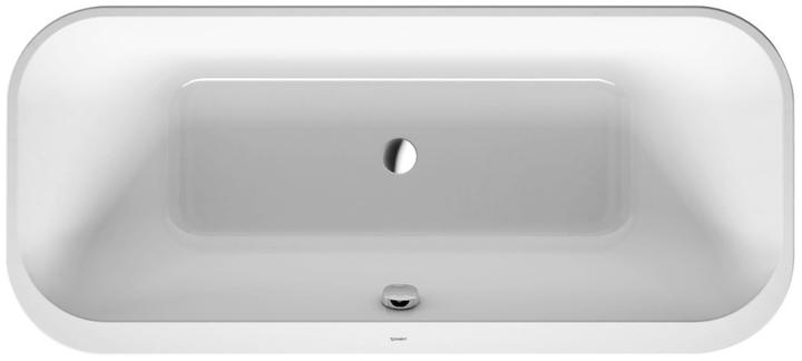 Actual product image Duravit Bathtub HAPPY D.2 PLUS 180x80 freist acrylic cladding white white (170 l, 180 cm, 80 cm)