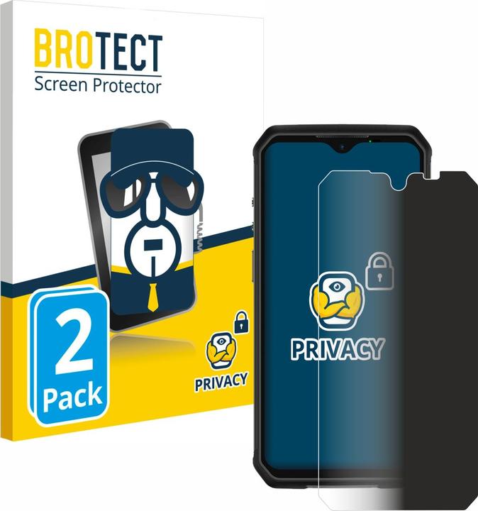 Immagine prodotto BROTECT Pellicola privacy antispia Pellicola di protezione dalla luce blu (2 Pezzo/i, Ulefone Armor 9)