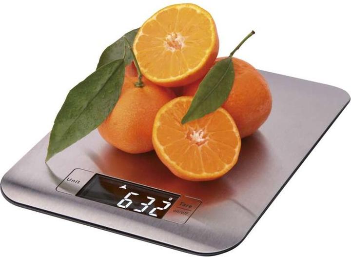 Actual product image Emos Digital kitchen scales EV012, silver
