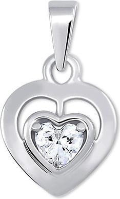 Brilio Romantic pendant made of white gold Heart 246 001 00471 07