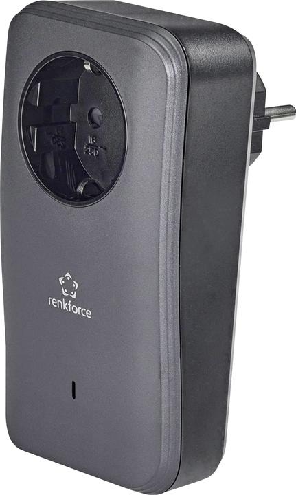 Actual product image Renkforce PL600D Duo 500 Mbit/s Built-in Ethernet Port Black 2 pc(s) (500 Mbit/s)