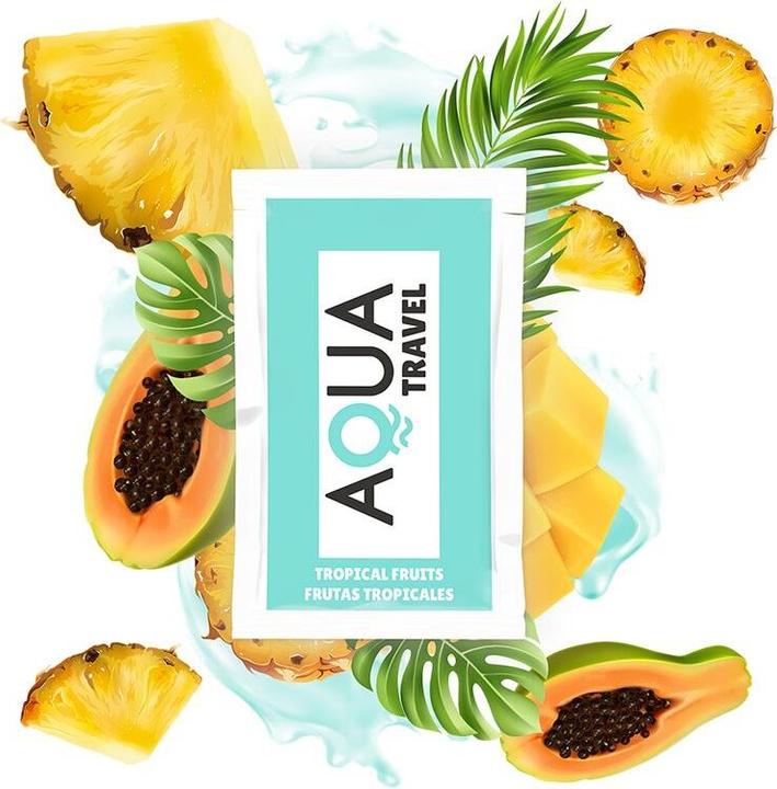 Image du produit Aqua Travel Tropical Fruits Arôme Lubrifiant à Base D'Eau - 6 ml (6 ml)