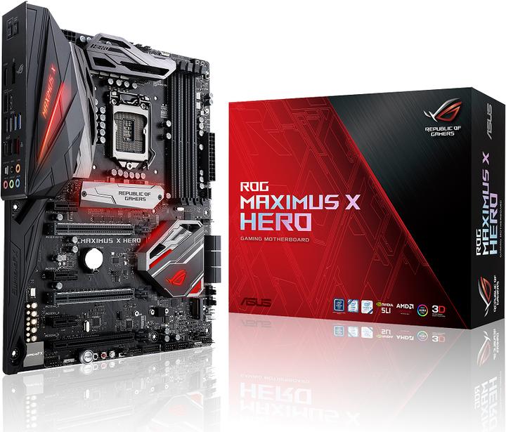 Produktbild ASUS Rog Maximus X Hero (LGA 1151, Intel Z370, ATX)