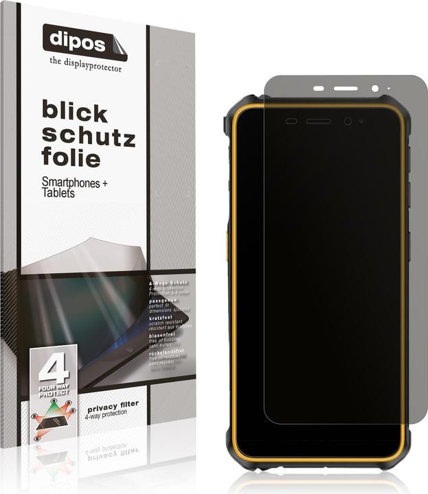 Actual product image Dipos Privacy Screen Protector 4-Way Privacy-Filter (1 Piece, Ulefone Armor X12 Pro)