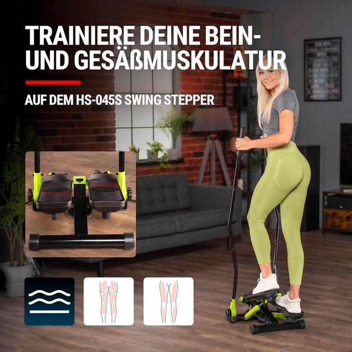 Immagine prodotto Hs Hop-Sport Stepper mit Haltegriffen und LCD-Display