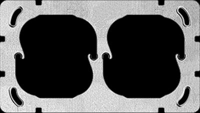 Produktbild Feller Befestigungsplatte I+I horizontal 137x77mm
