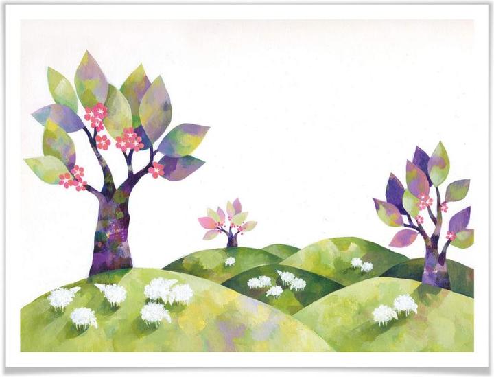 Produktbild Trenddeko Blanz - Die Schafswiese (30 x 24 cm)