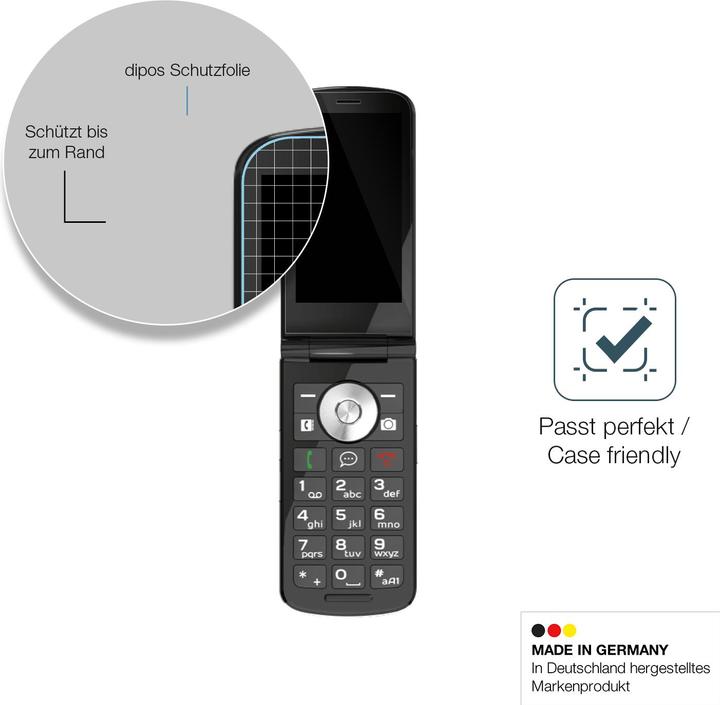 Produktbild Dipos Anti-Shock Displayschutz 9H (1 Stück, Emporia TouchSmart)