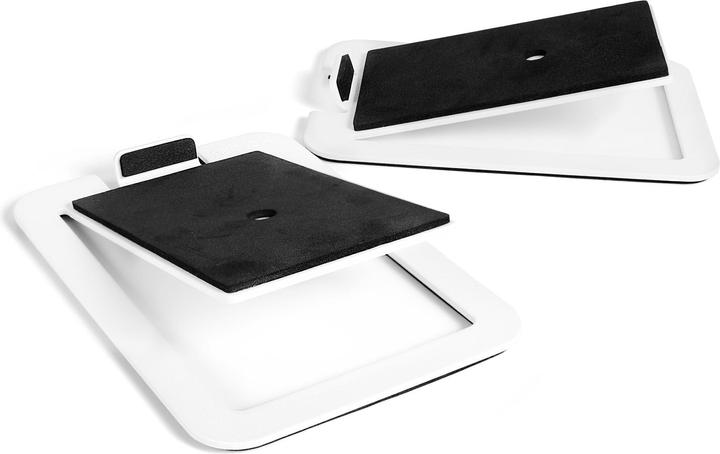 Actual product image Kanto S4W Desktop Speaker Stands Midsize White (1 pair, Tiltable)