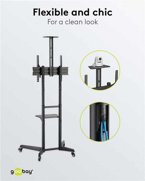 Actual product image Goobay TV Presentation Stand Pro Size L (Various, 70", 50 kg)