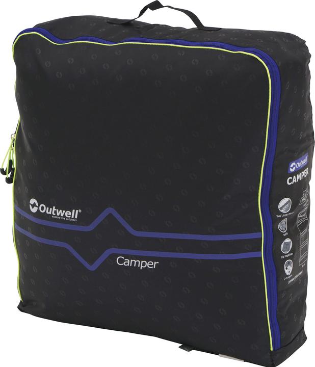 Actual product image Outwell Camper Sleeping Bag, Left zipper, Grey (235 cm)