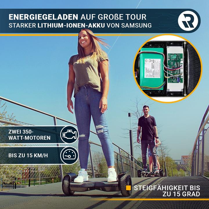 Produktbild Robway Hoverboard X2 E-Balance Board Scooter Elektro Roller Smart Self Balance (Woodland Camo Offroa