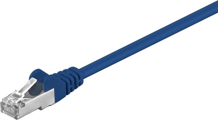 Immagine prodotto Goobay cavo patch CAT 5e, SF/UTP, blu, 3 m (S/UTP, CAT5e, 3 m)
