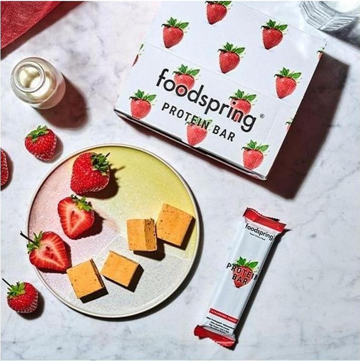 Actual product image Foodspring Protein Bar (Cookie Dough, 12 pcs., 720 g)