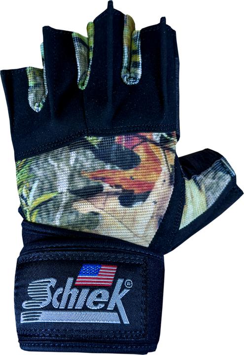 Immagine prodotto Schiek Platin Camouflage Gewichtheberhandschuhe Model 540 mit Handgelenkbandagen (XS, S, M, L, XL, XXL)