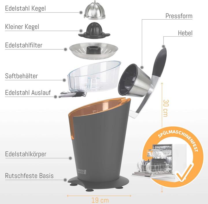 Produktbild Lebenlang Orangenpresse LBL833