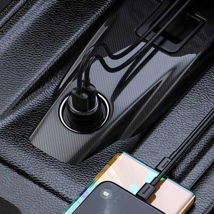 Actual product image Baseus Car Bluetooth MP3 Player T Shaped S-16 Black OS